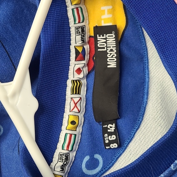Moschino Colorful World Map Sweatshirt Size S (USA 6 ) - Picture 10 of 17